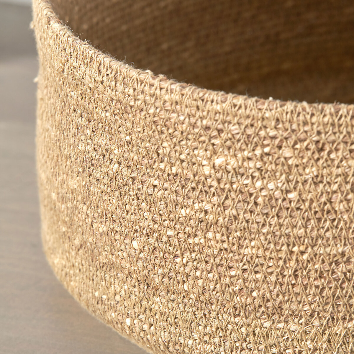 Seagrass Natural Round Basket natural, SO'HOME