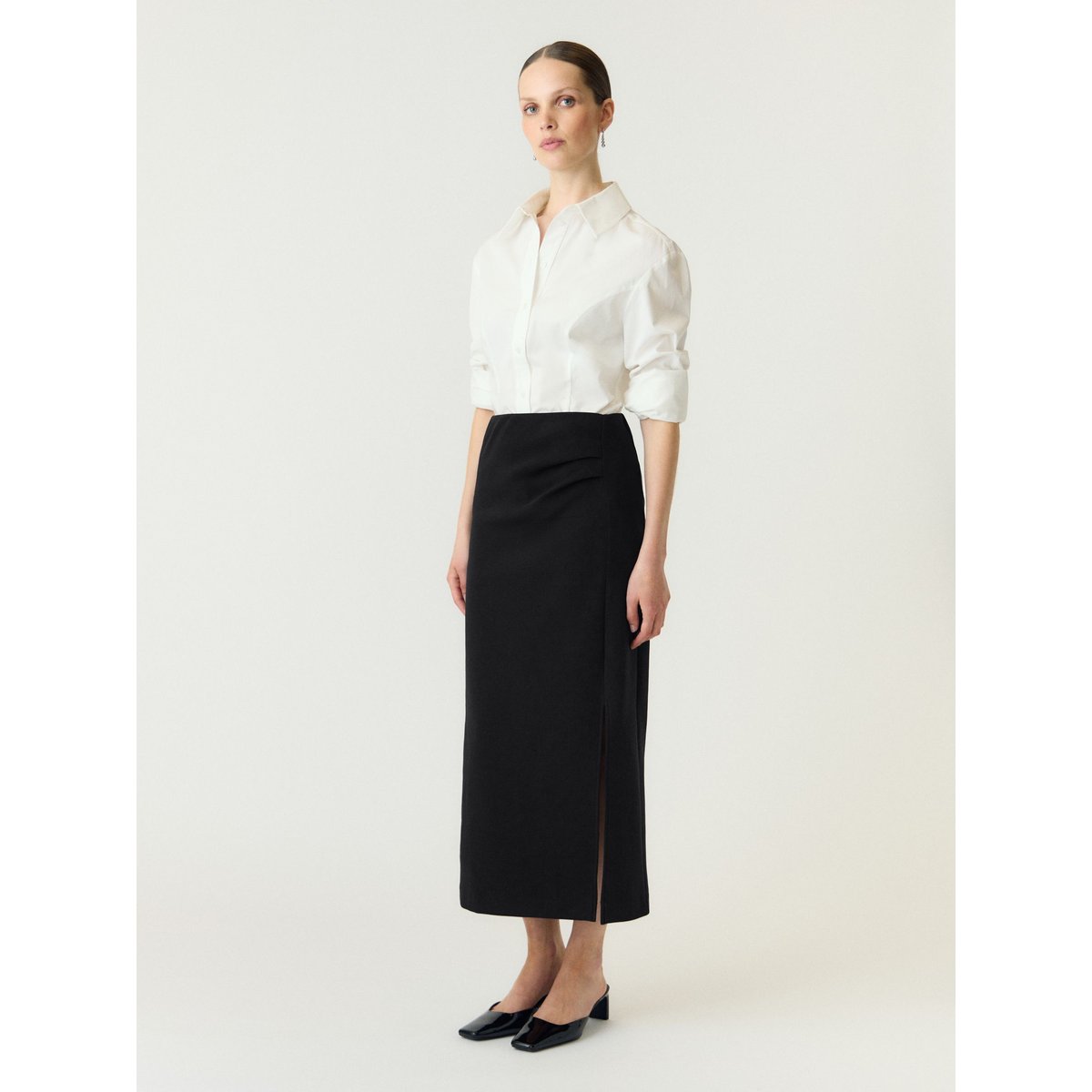 Jupe Longue noir - black1, YAS