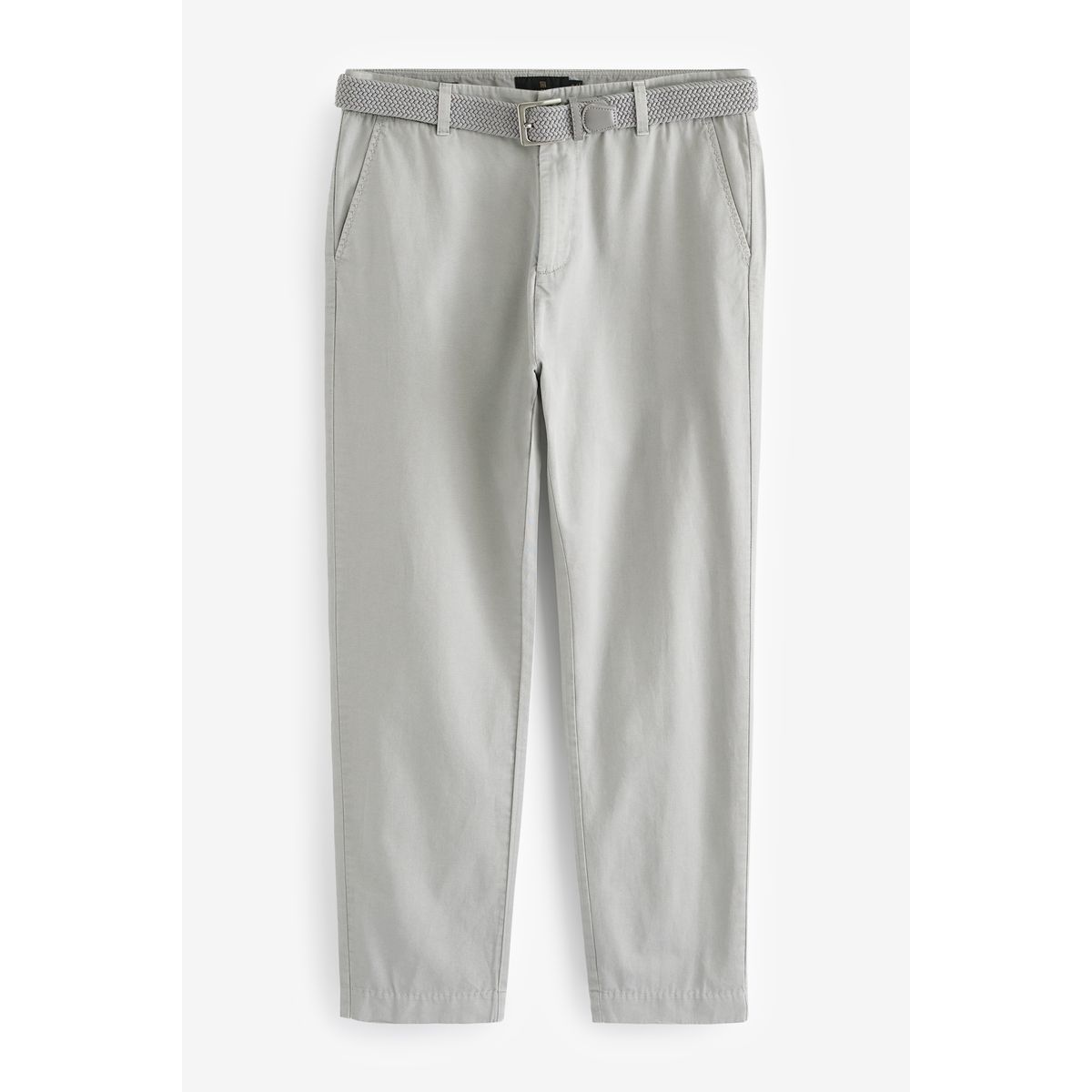 Pantalon mélangé à ceinture gris clair, NEXT