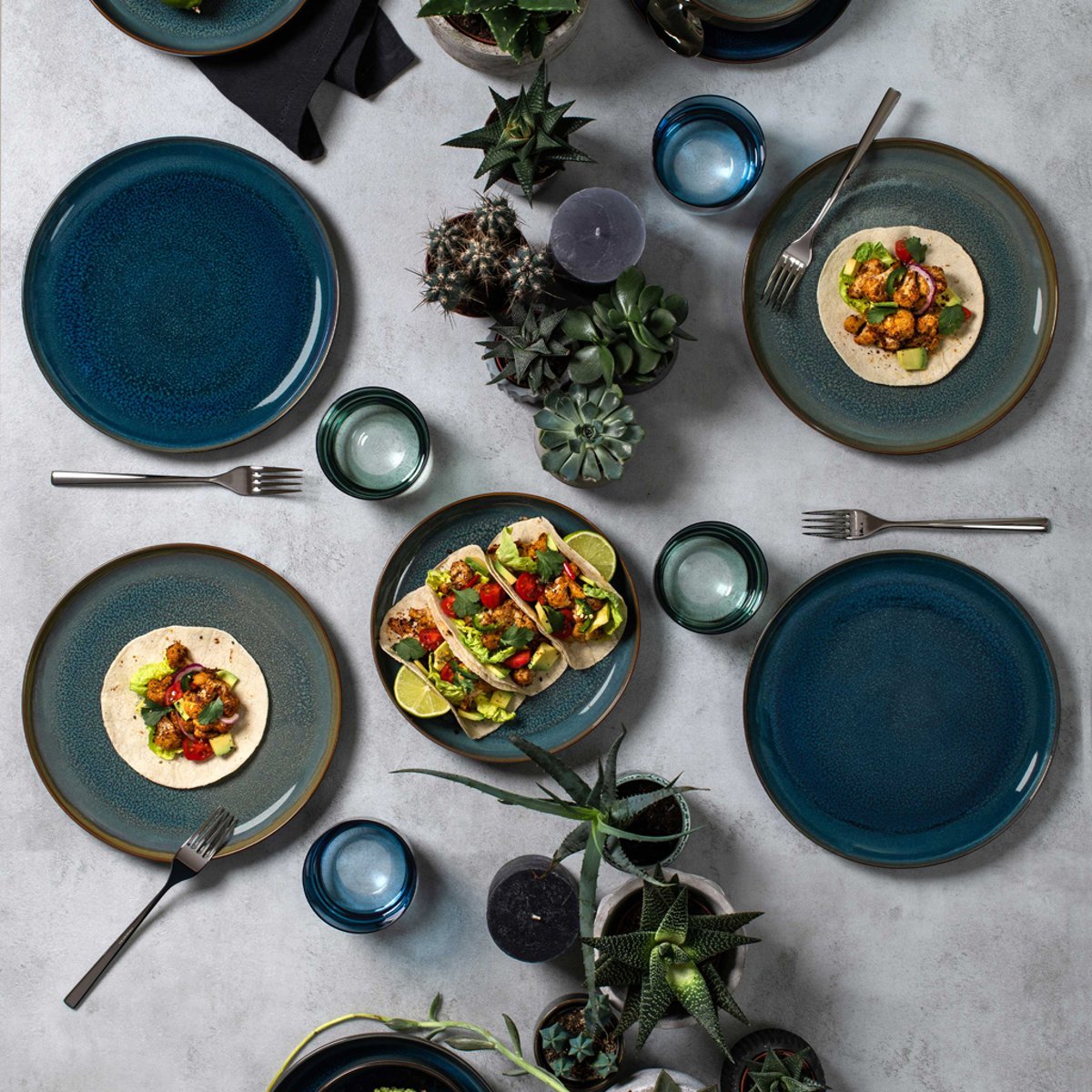 Set Petit-Dejeuner 6Pcs CRAFTED vert, LIKE. BY VILLEROY & BOCH