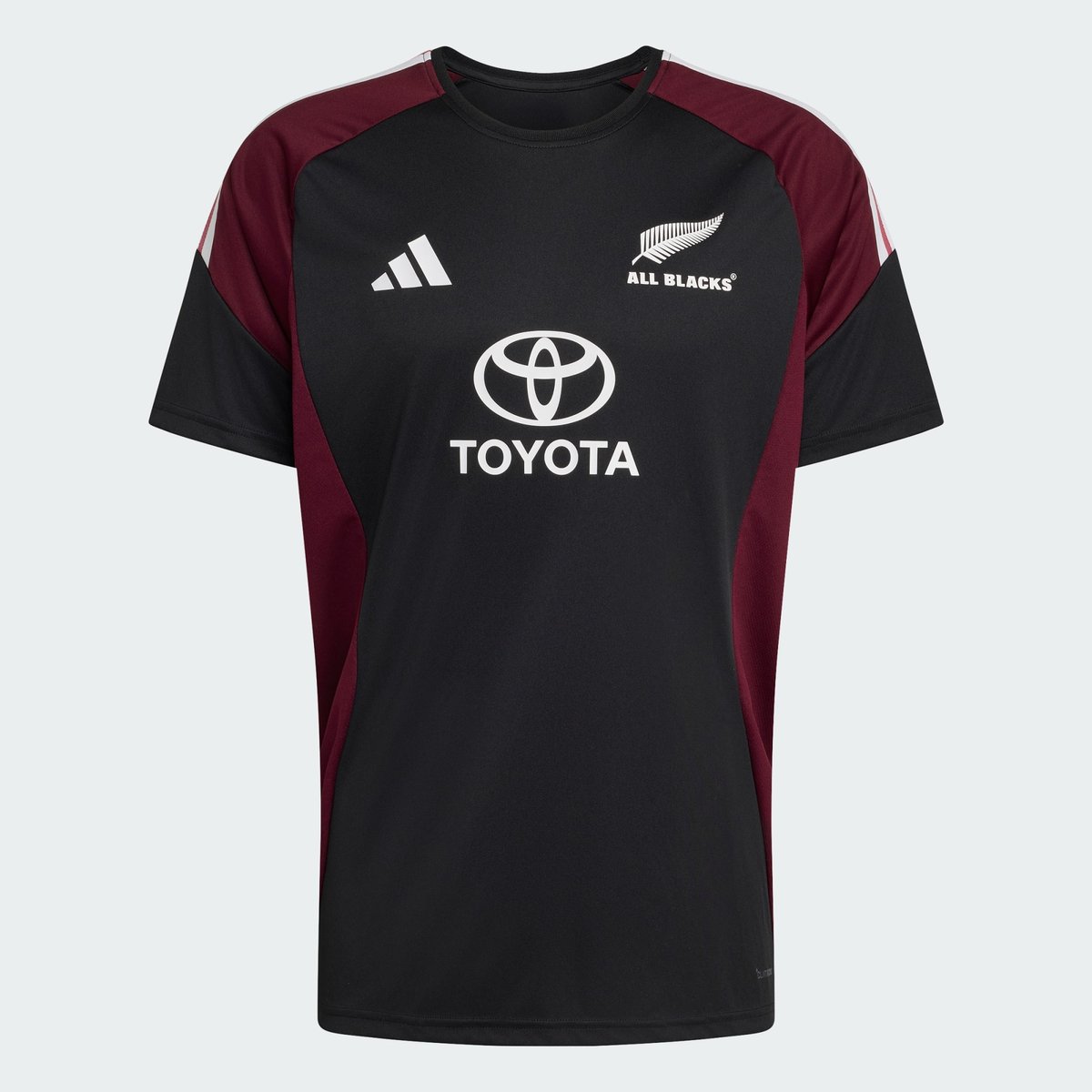 T-Shirt All Blacks Performance T-Shirt All Blacks Performance all black / maroon, adidas Performance