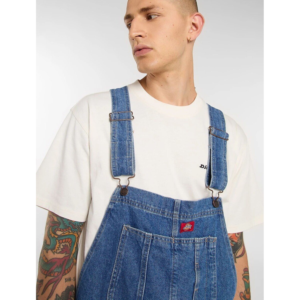 Salopette en denim, Bib bleu denim, DICKIES