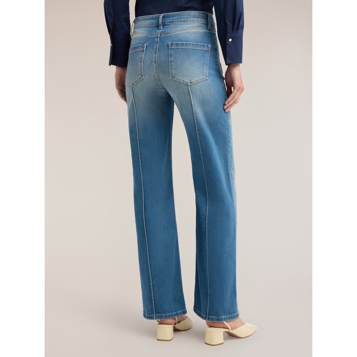 Jean large avec poches plaquées light - blue, MOTIVI