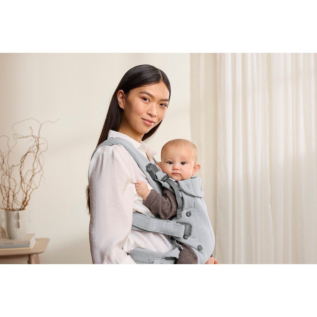 Porte bébé harmony 3d mesh gris, BABYBJORN