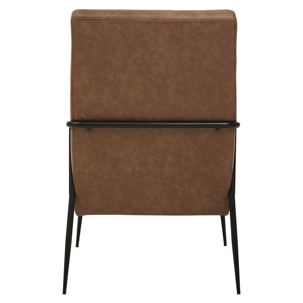 Leather Midcentury Armchair brown , SO'HOME