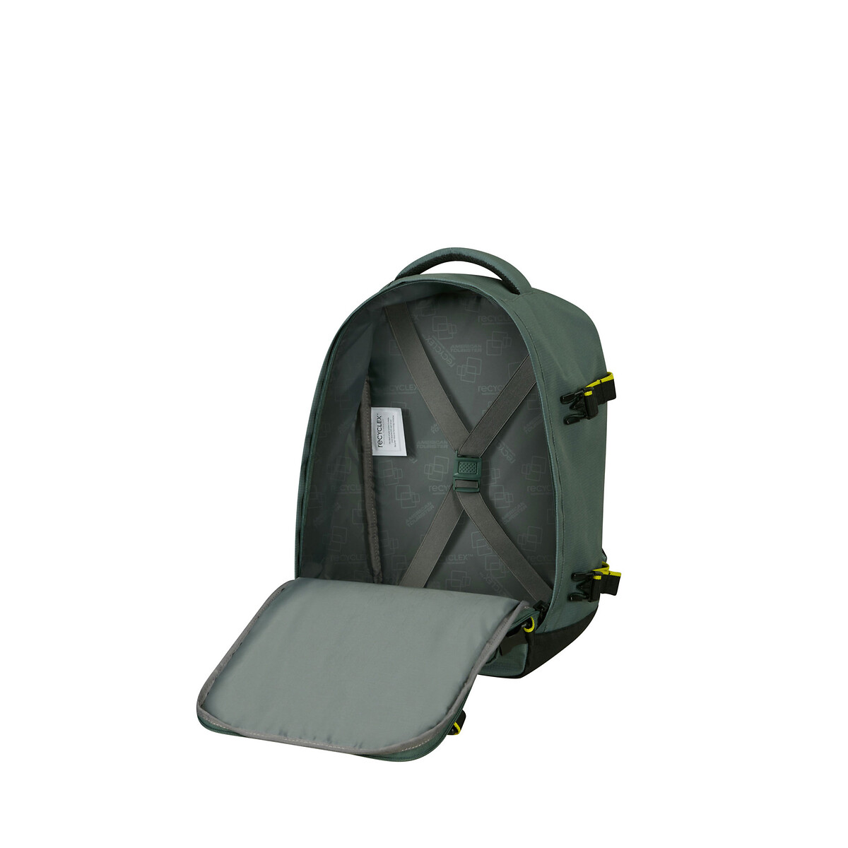 Mochila de cabine Take2Cabin, American Tourister verde-floresta, AMERICAN TOURISTER