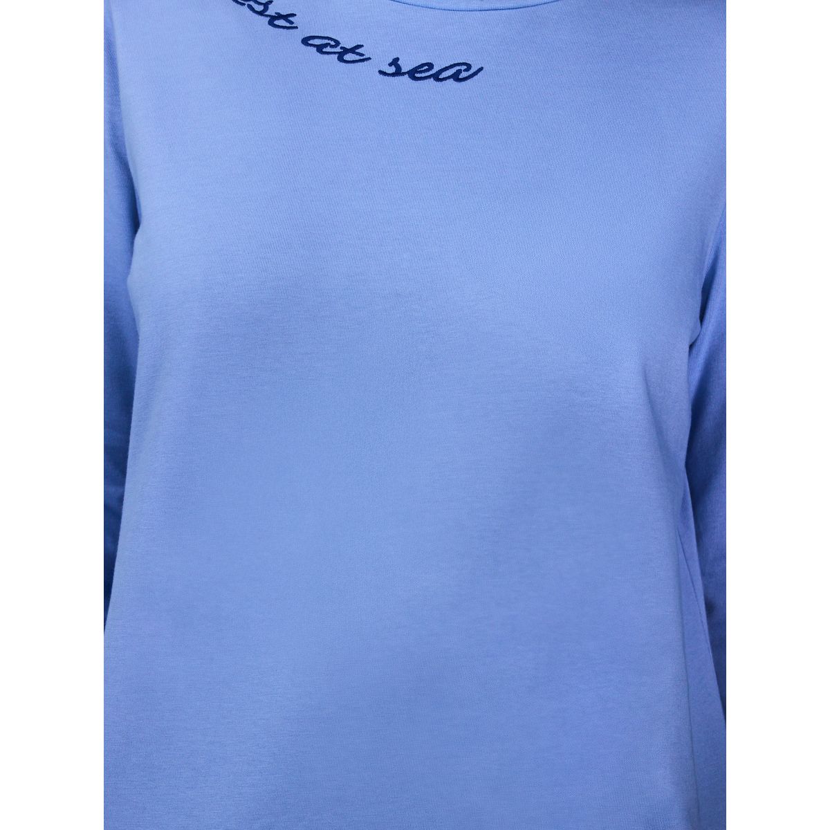 Sweat ras du cou à imprimé marin brodé bleu marine, NEXT