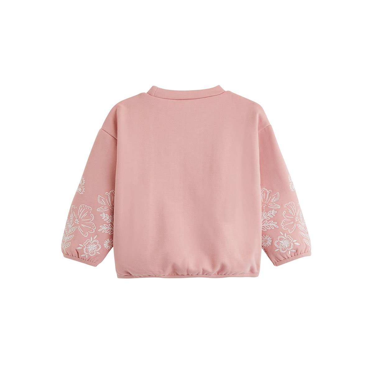 Sweat-shirt enfant en molleton Cléo rose, PETIT BEGUIN