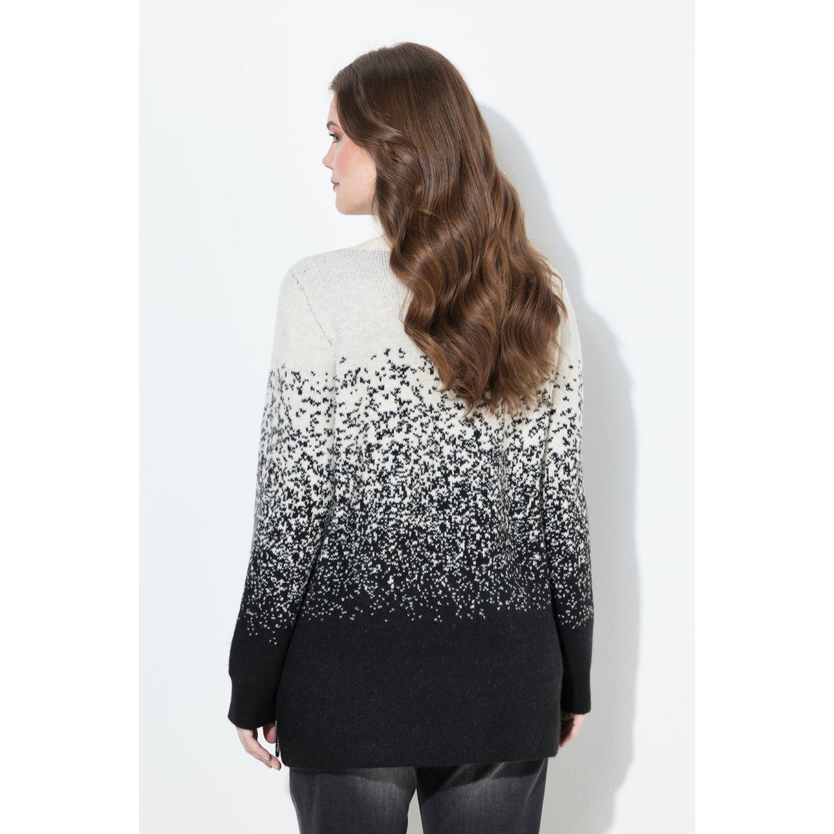 Pull avec dégradé de couleurs champagne clair, ULLA POPKEN