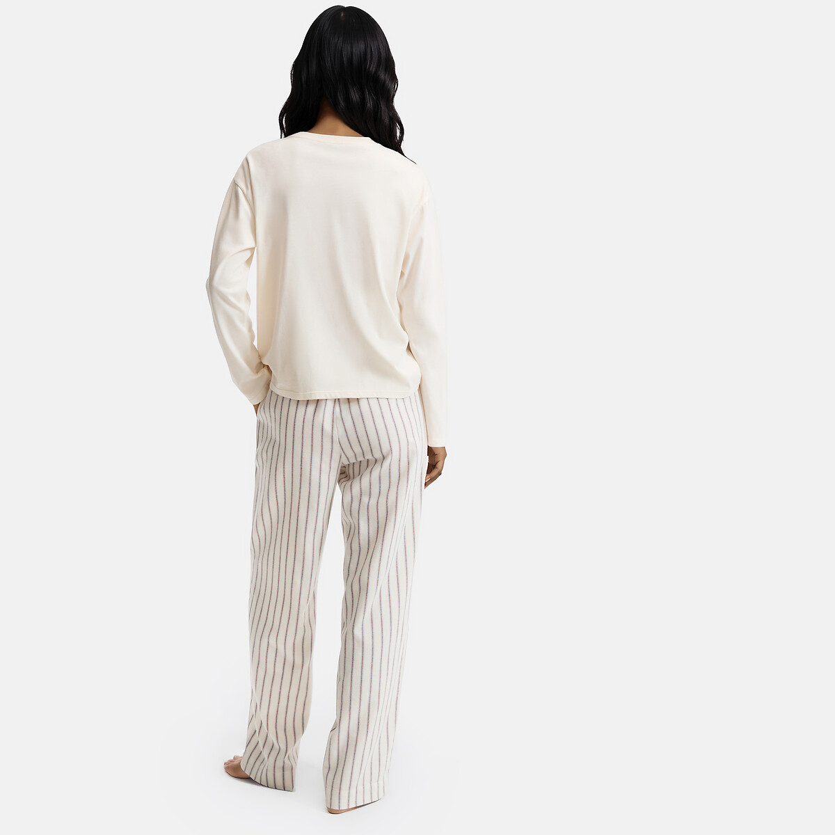Pijama em algodão estampado, LA REDOUTE COLLECTIONS