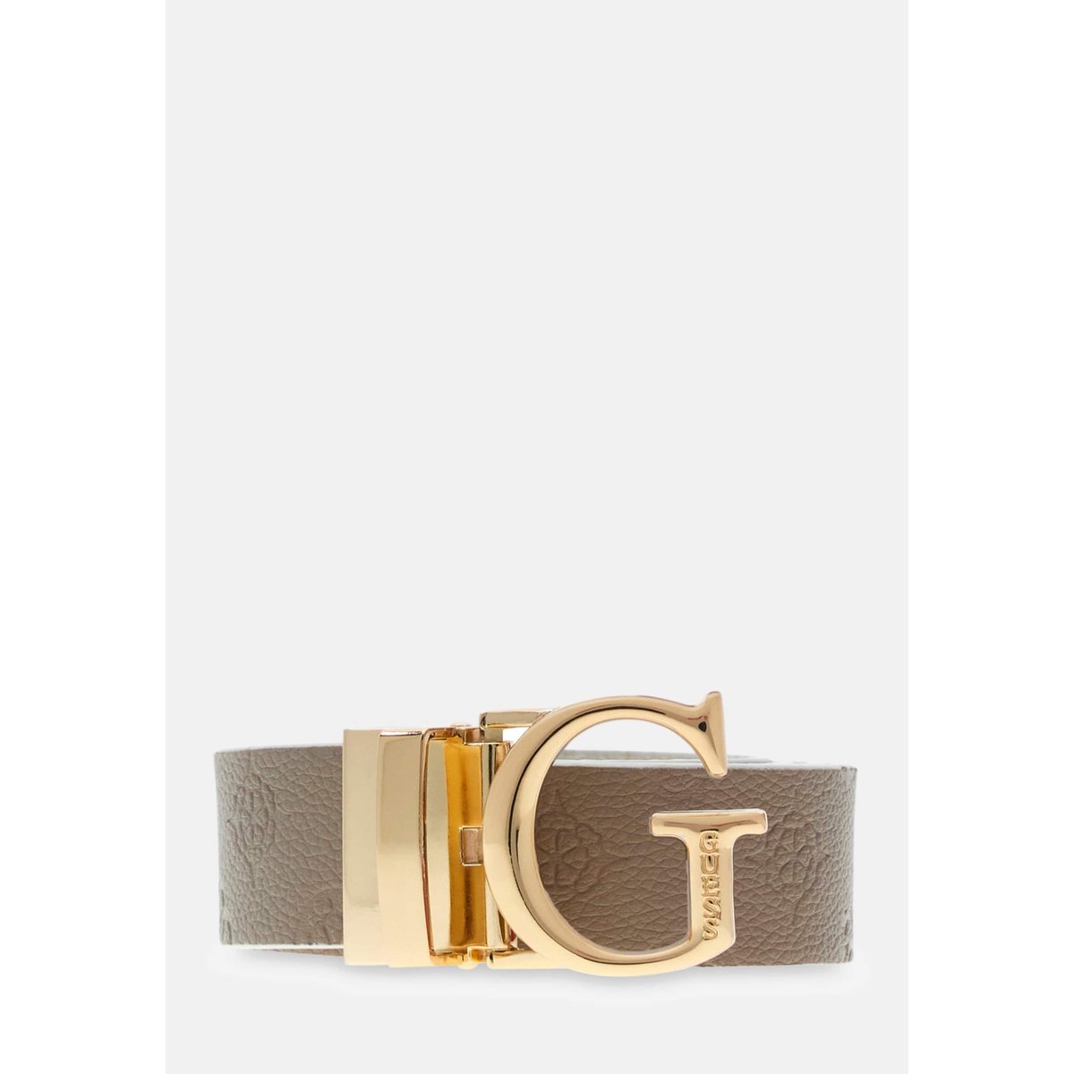 Ceinture James Logo 4G crème, GUESS