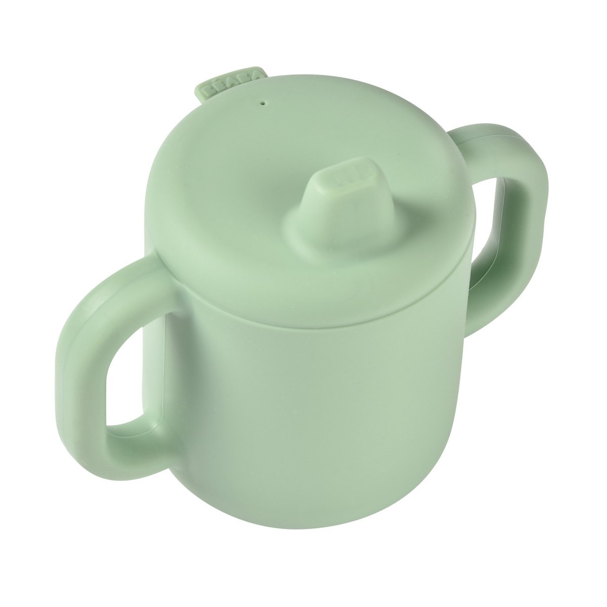 Tasse d'apprentissage en silicone vert sauge, BEABA