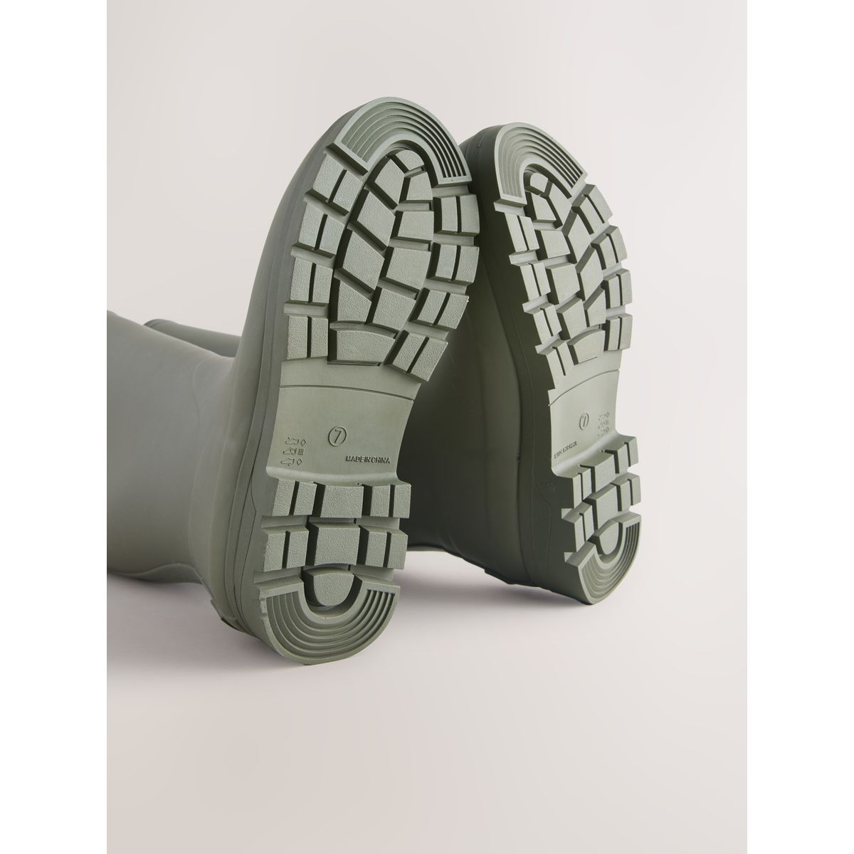 Bottes de pluie fourrées premium vert kaki, NEXT
