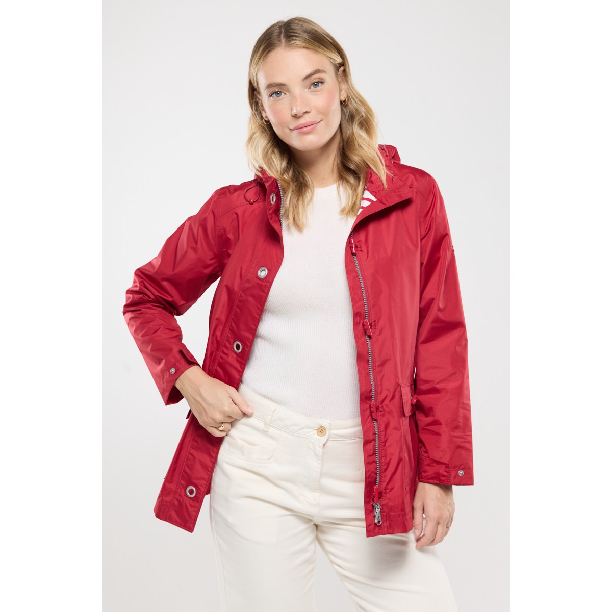 Parka imperméable Audierne braise, ARMOR-LUX