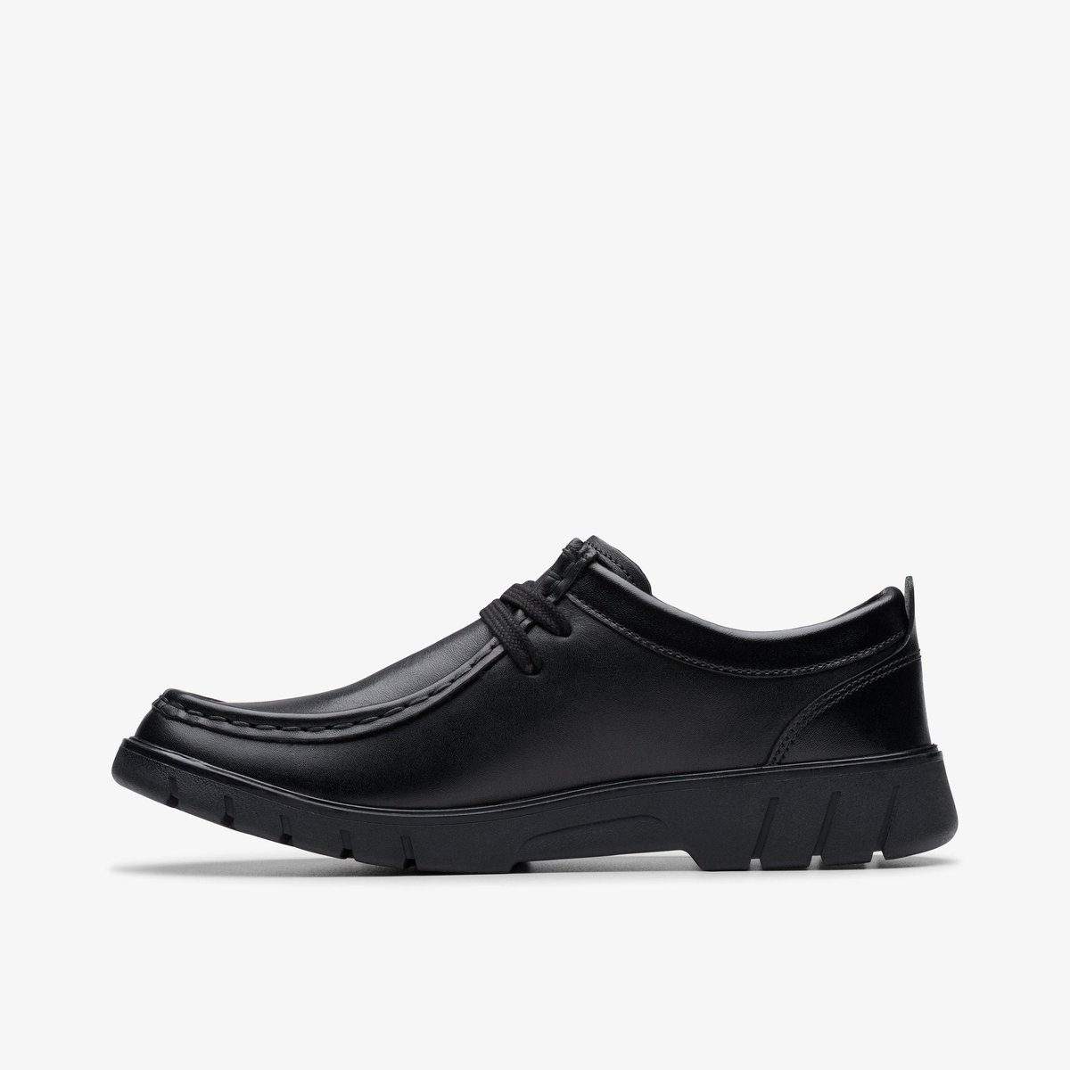 Derbies Cuir Coupe Large BRANCH LOW Y noir, CLARKS