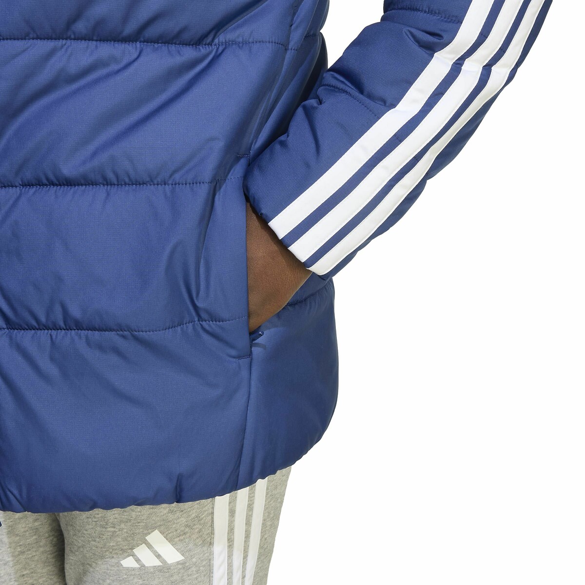 Doudoune à capuche bleu marine, ADIDAS SPORTSWEAR