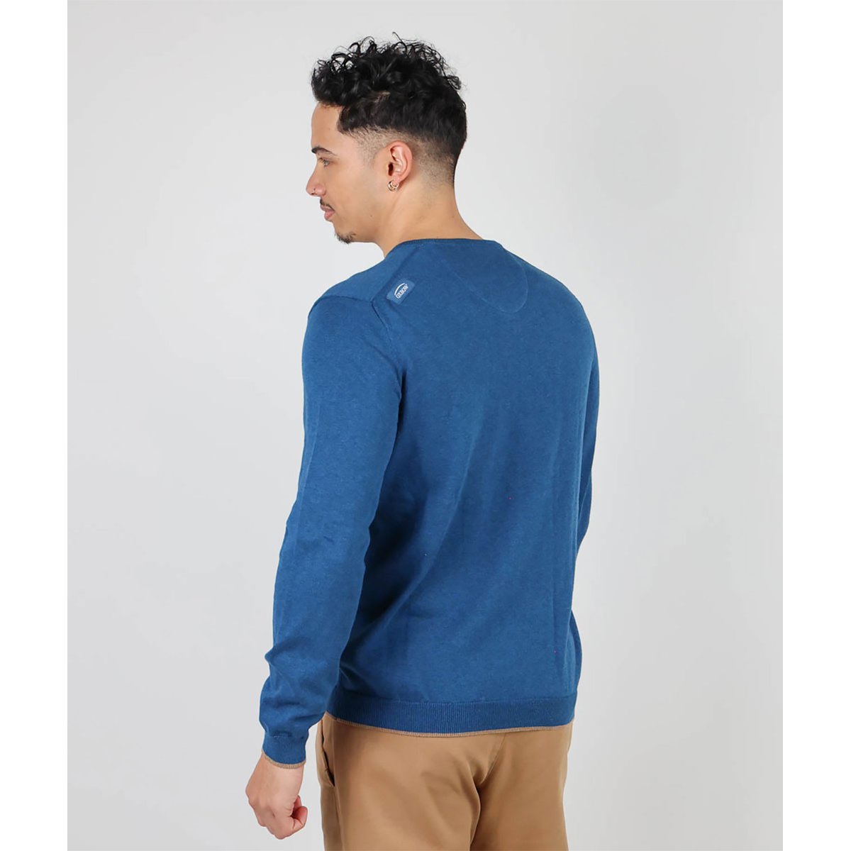 Pull essentiel col V PIVEGA oceano chine, OXBOW