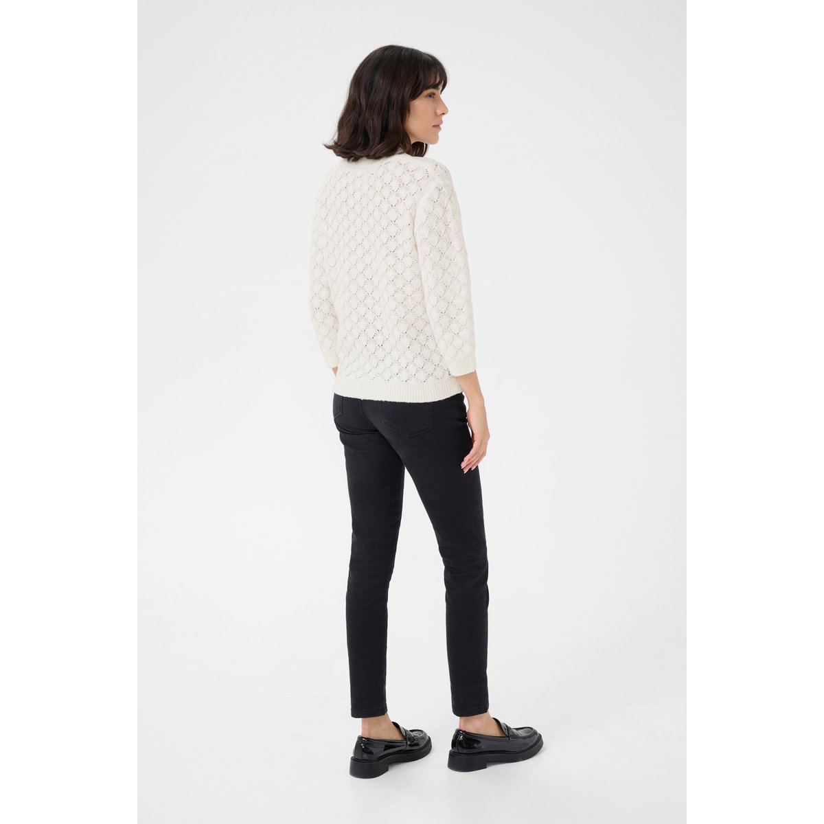 Knitted pullover blanc, KAFFE