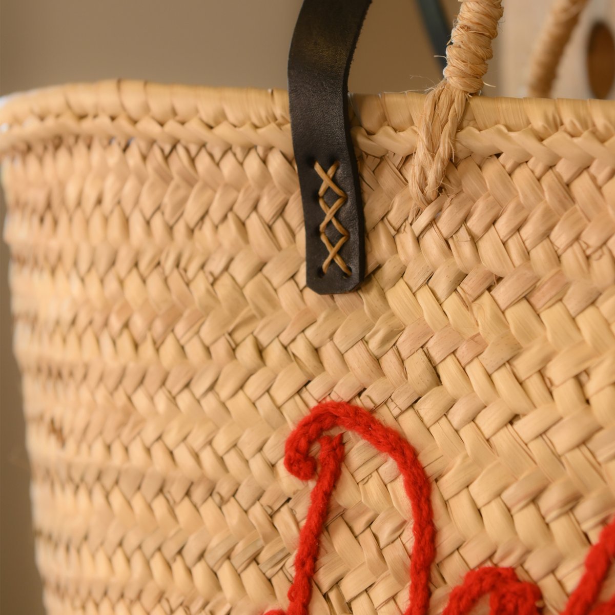 Panier Dolce Vita -  LOJI rouge, HOME MAISON