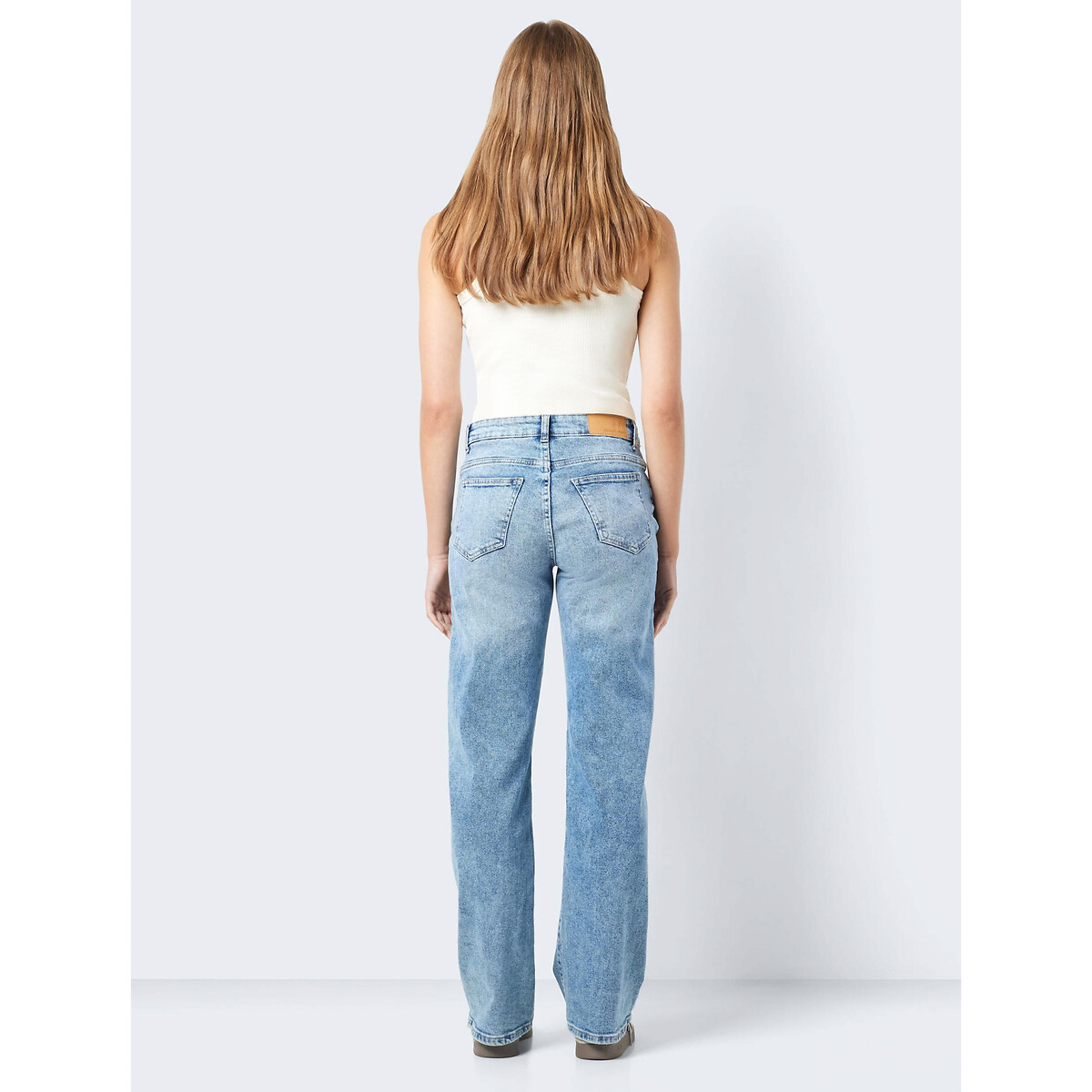 Jean large, taille standard light blue, NOISY MAY