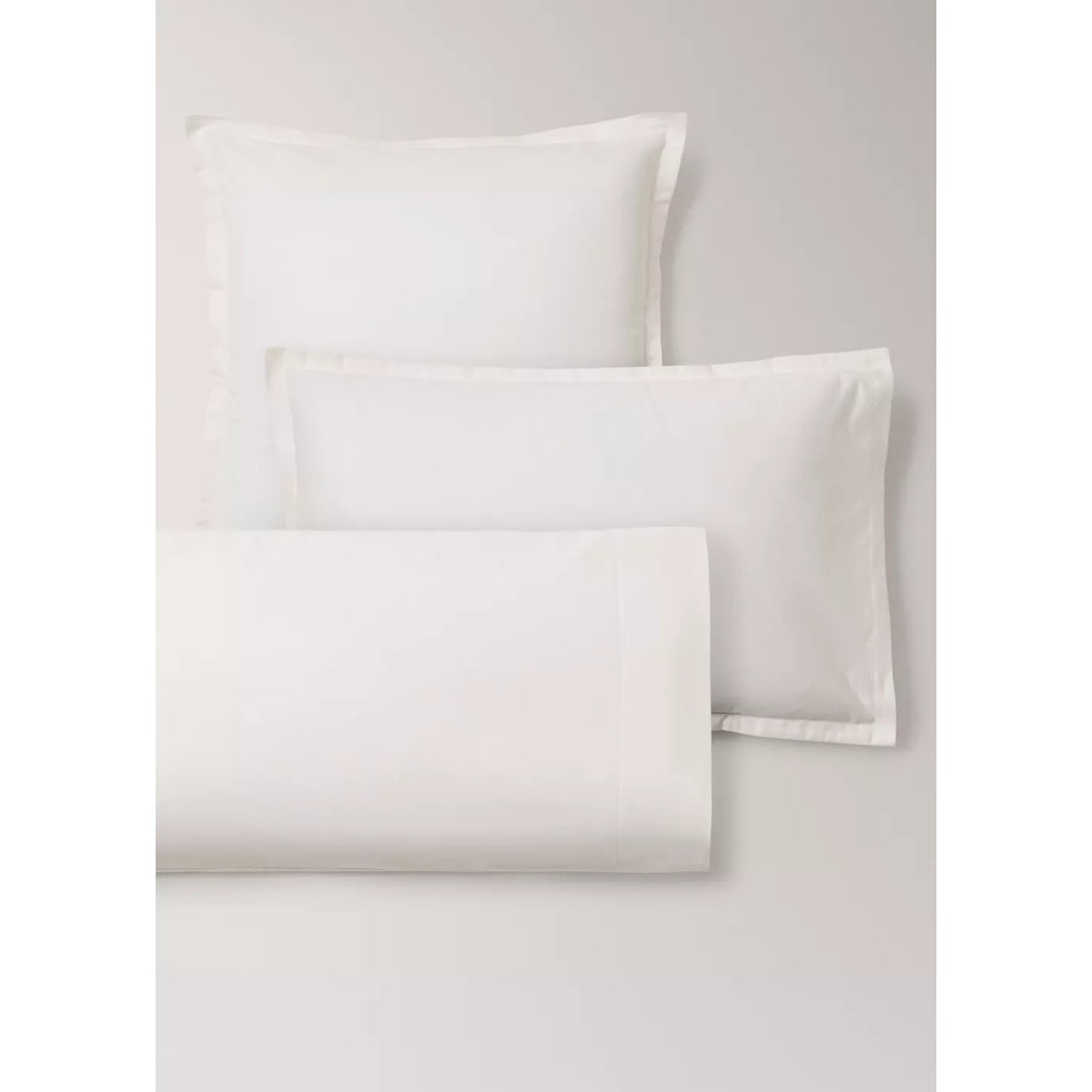 Taie d'oreiller 100 % coton satin 45 x 110 cm écru, MANGO HOME