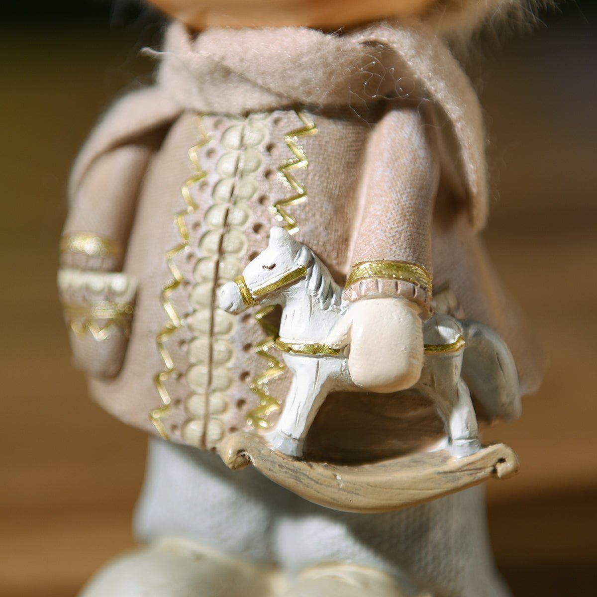 Figurine de noël garçon artificielle H25 PLAY gris, SIA DECO