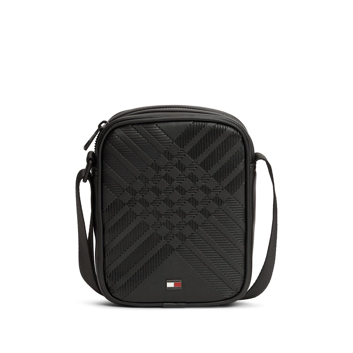 Sacoche bandoulière mini reporter, CORP TEXTURE noir, TOMMY JEANS
