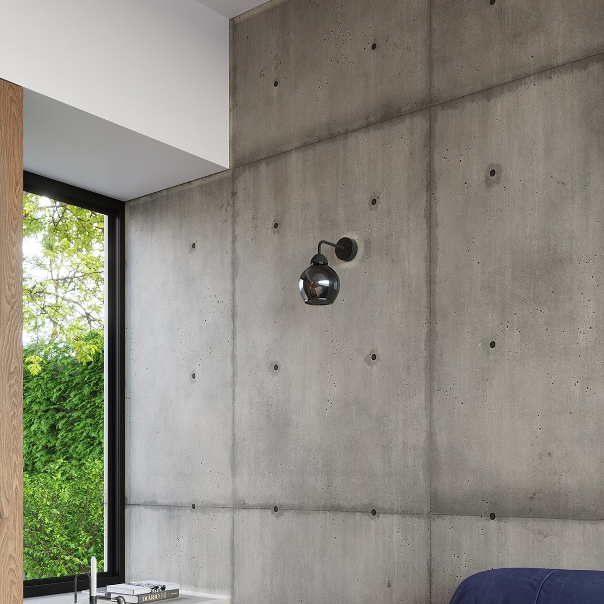 Suspension Acier Noir E27 3 Alino noir, EDEN