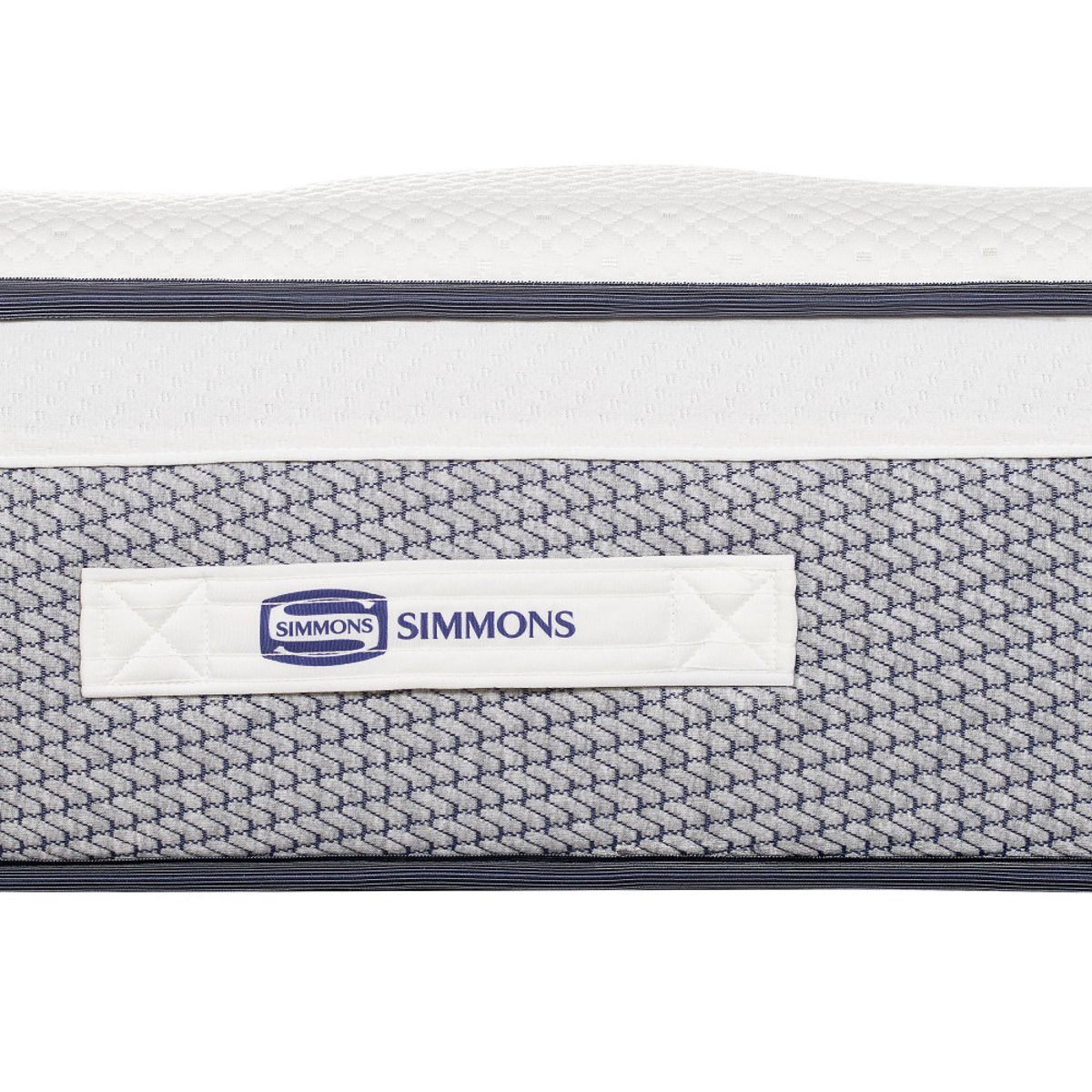 Matelas 100% ressorts et latex, accueil enveloppant- INFLUENCE-HYBRIDE couleur unique, SIMMONS