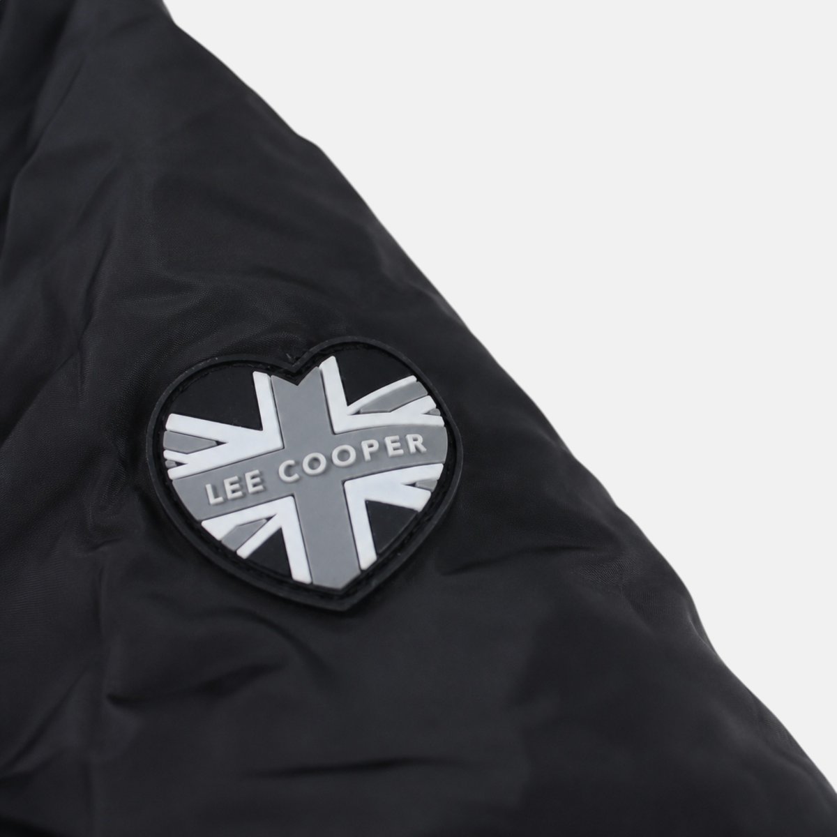 Parka zippée à capuche, coupe mi-longue et poches latérales BLIZZARD noir, LEE COOPER