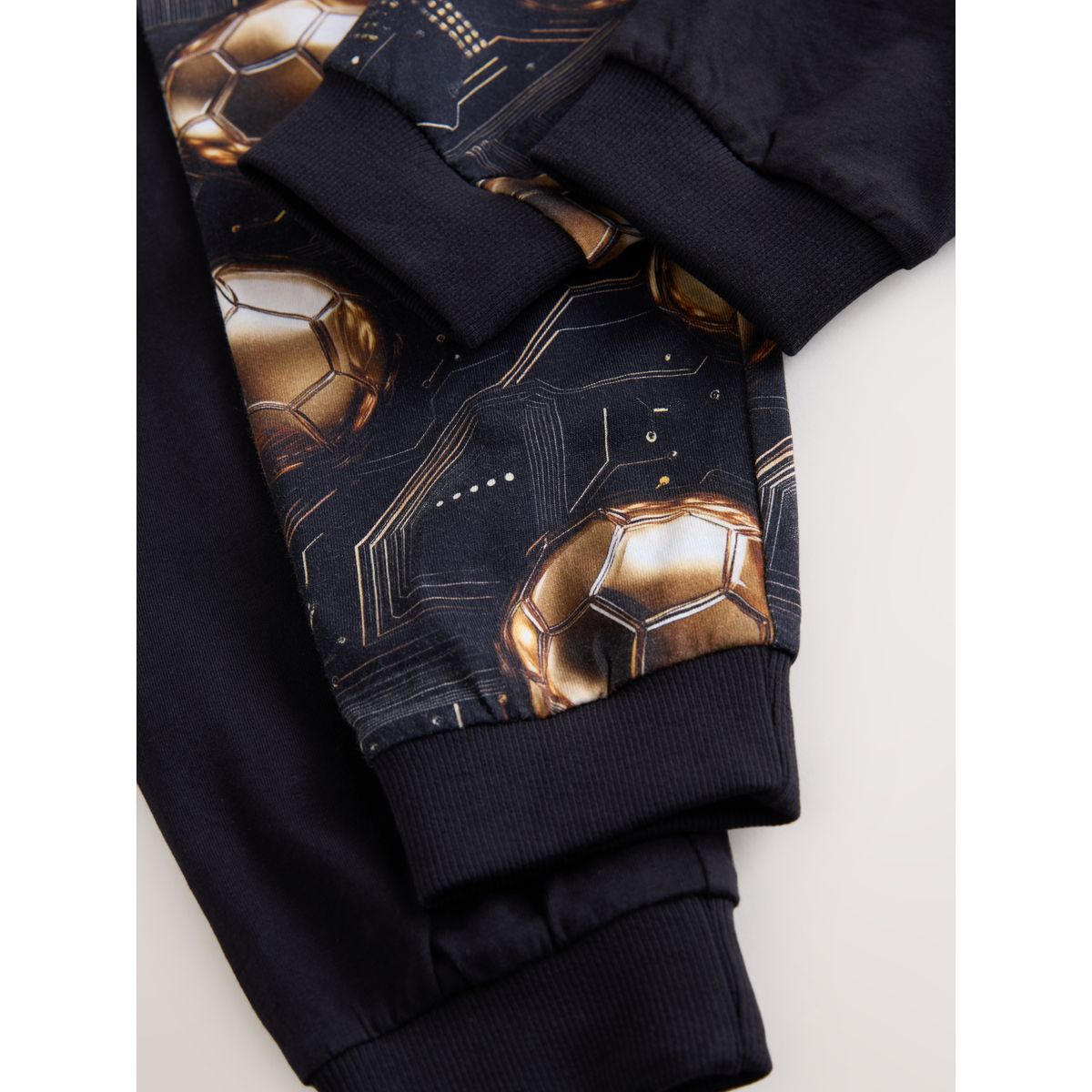 Pyjamas à manches longues, lot de 2 noir/doré, NEXT