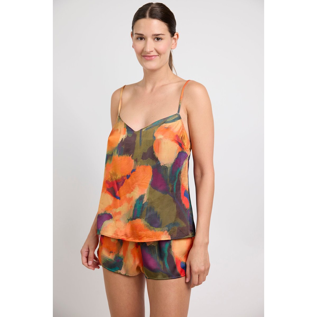 Top en viscose imprimé PARADISE gypsy garden, MAISON LEJABY