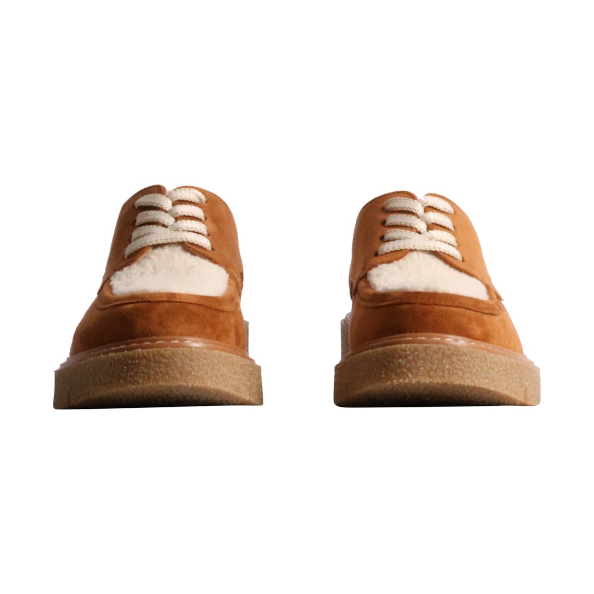 Derbies à Lacets camel, THE DIVINE FACTORY