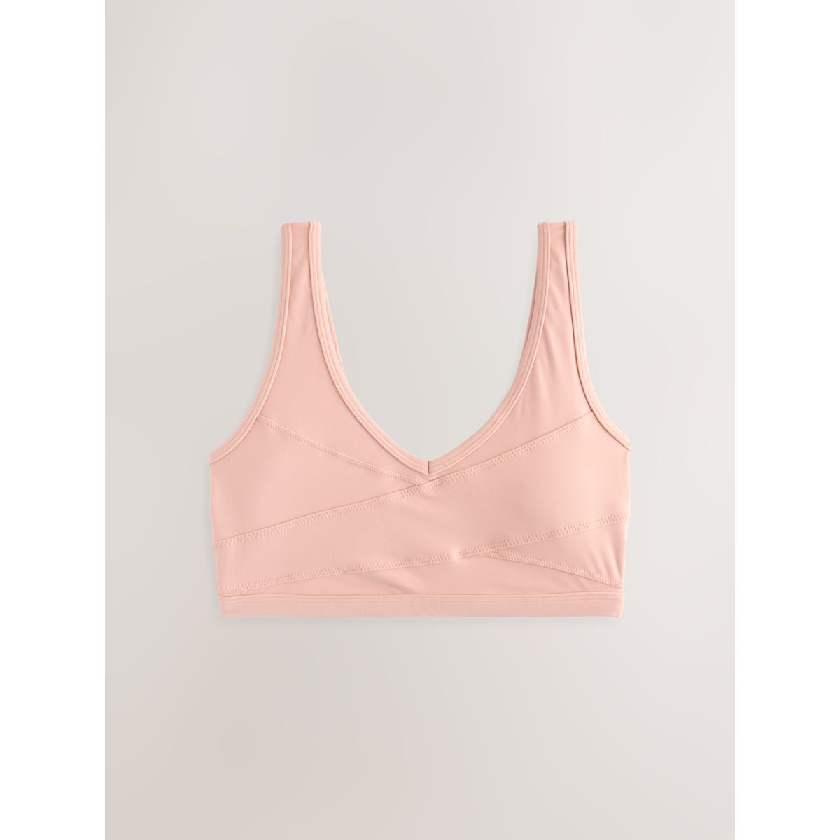 Brassière de sport croisée devant rose, NEXT