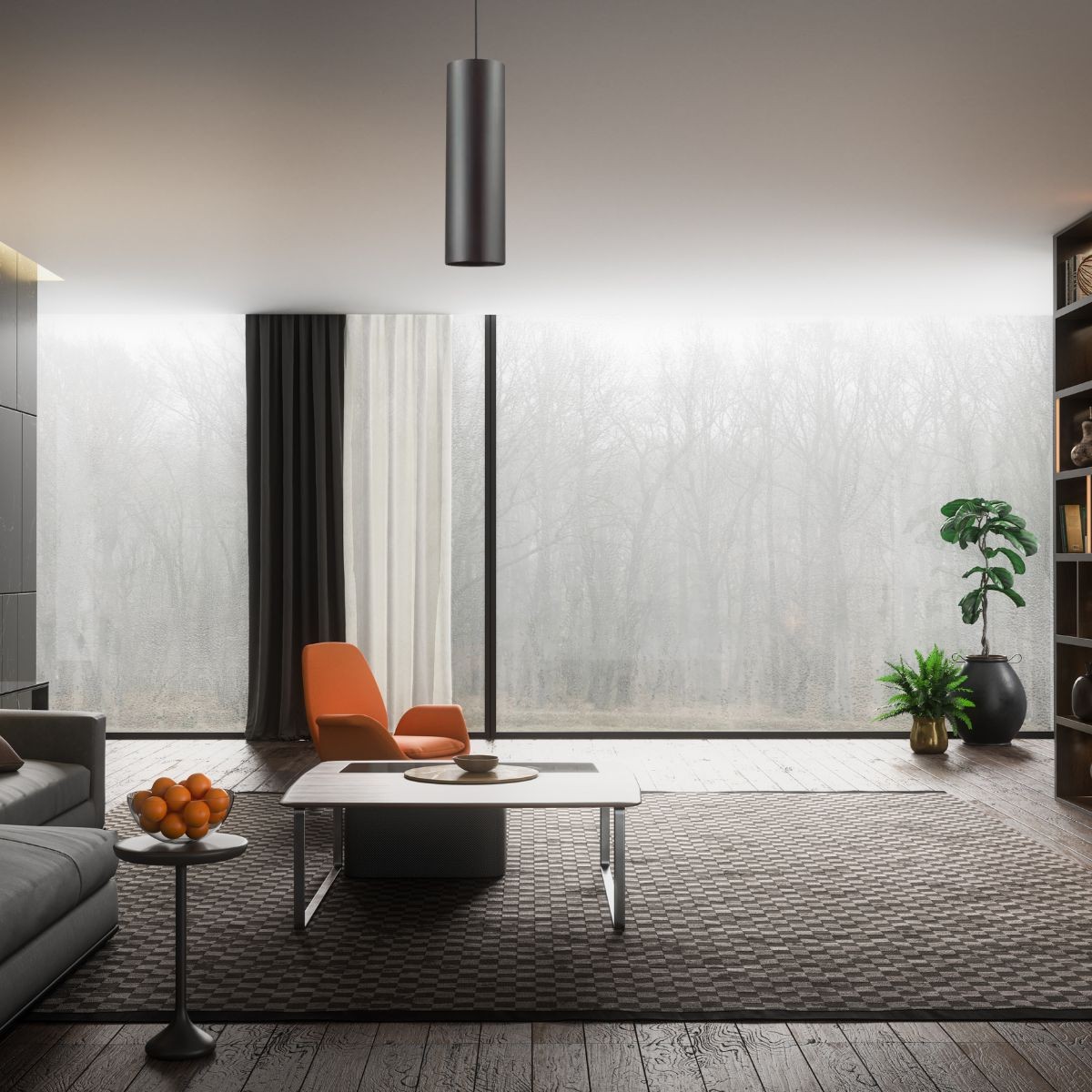 Suspension    LOOK noir, IDEAL LUX
