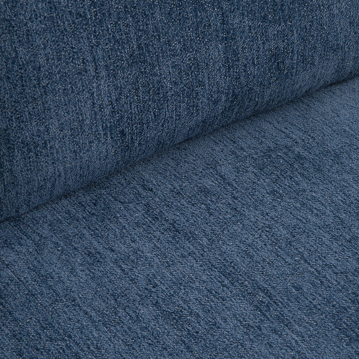 Modulaire 2-zitsbank Monica in gemêleerd chenille nachtblauw, LA REDOUTE INTERIEURS