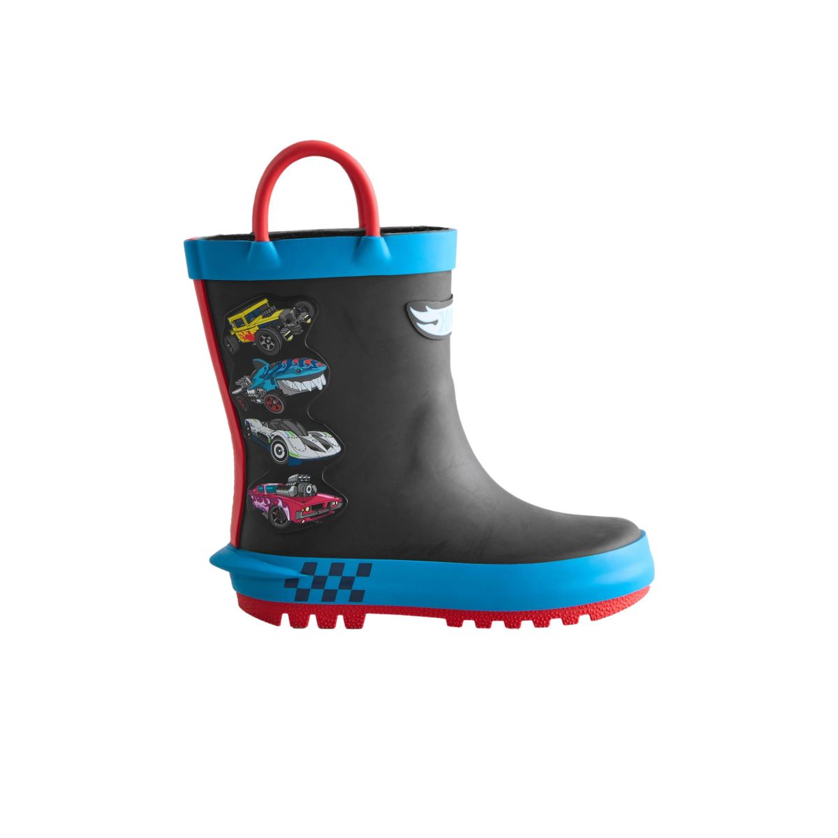 Bottines en caoutchouc avec poignées hot wheels noir, NEXT