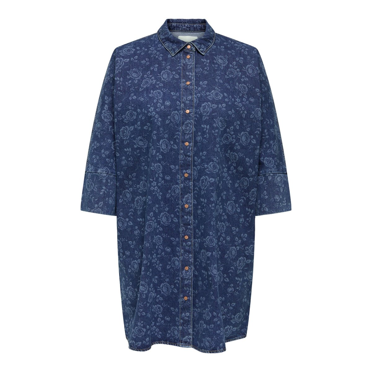 Robe En Denim medium blue denim, ONLY CARMAKOMA