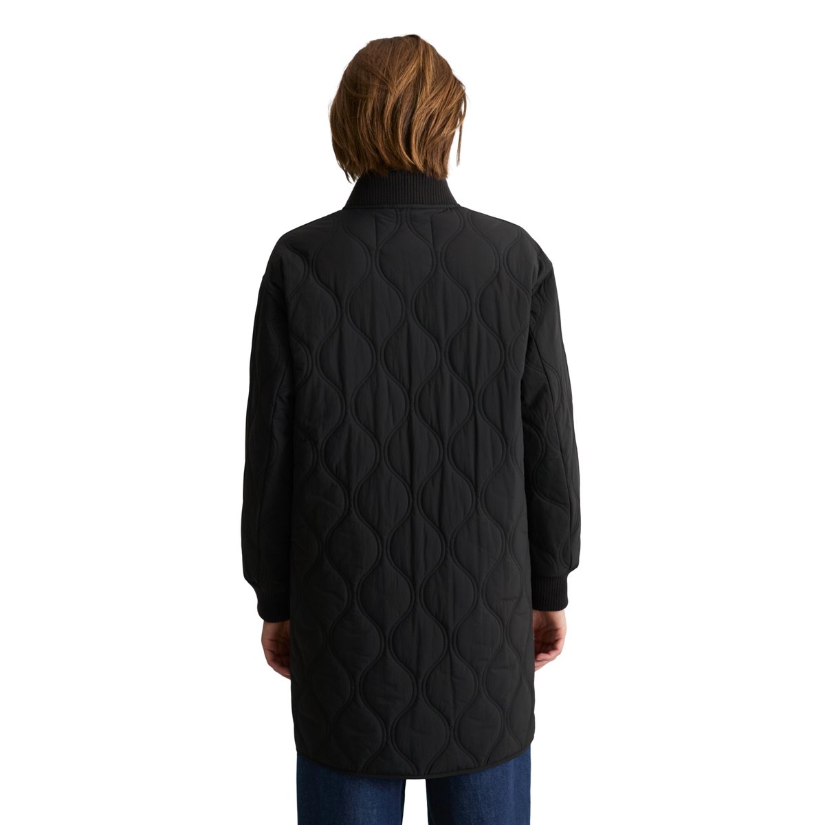 Veste matelassée regular en nylon recyclé noir, MARC O’POLO DENIM
