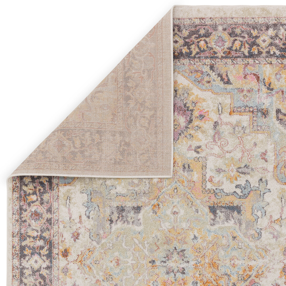 Traditional Persian Style Medallion Rug multi-coloured, ÉDITÉ