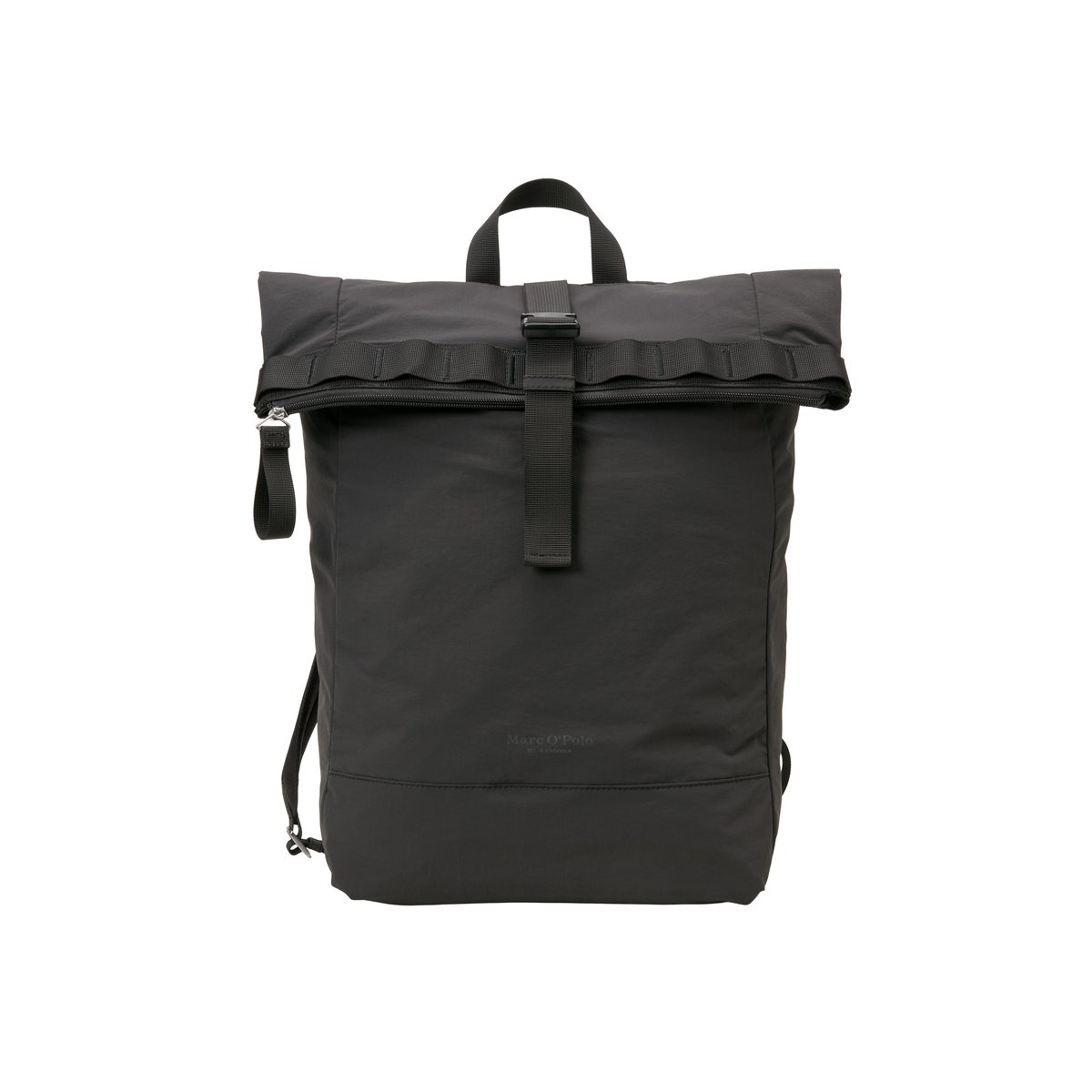 Sac à dos modèle Larry en nylon recyclé hydrofuge gris, MARC O'POLO