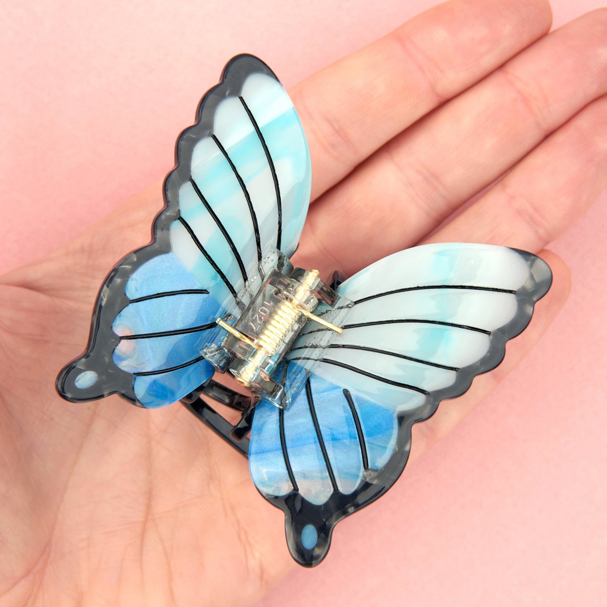 Pince à cheveux PAPILLON BLEU bleu, COUCOU SUZETTE