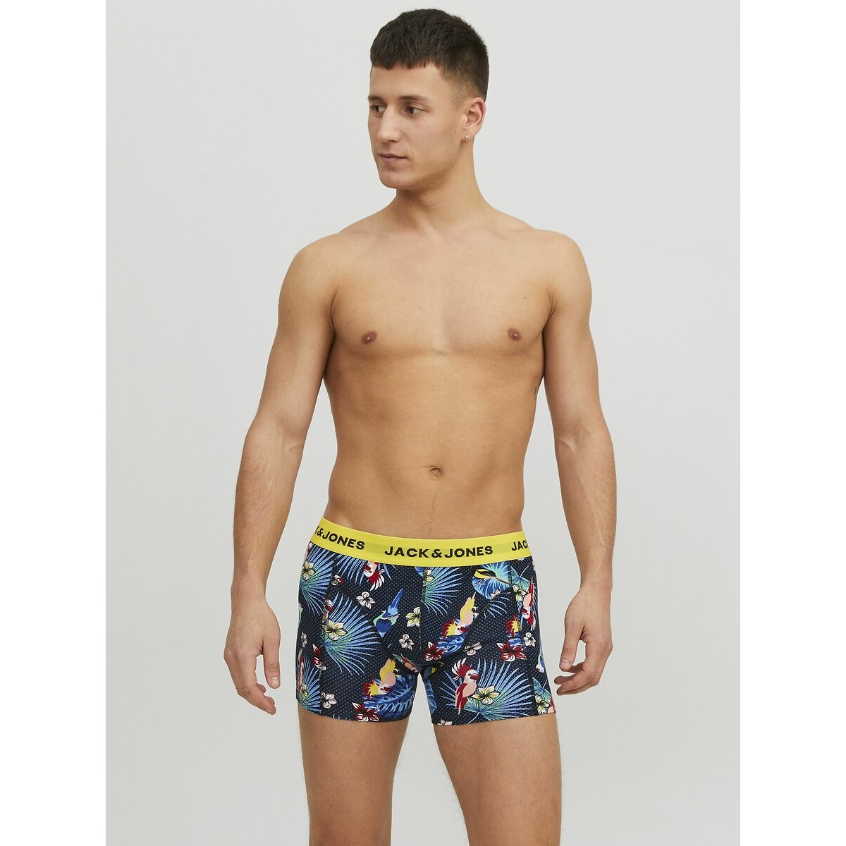 Lot de 3 boxers noir + imprimé, JACK & JONES