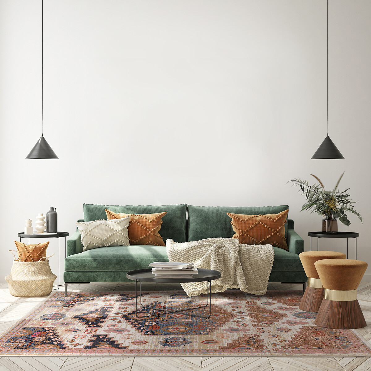Traditional Geo Persian Style Rug multi-coloured, ÉDITÉ