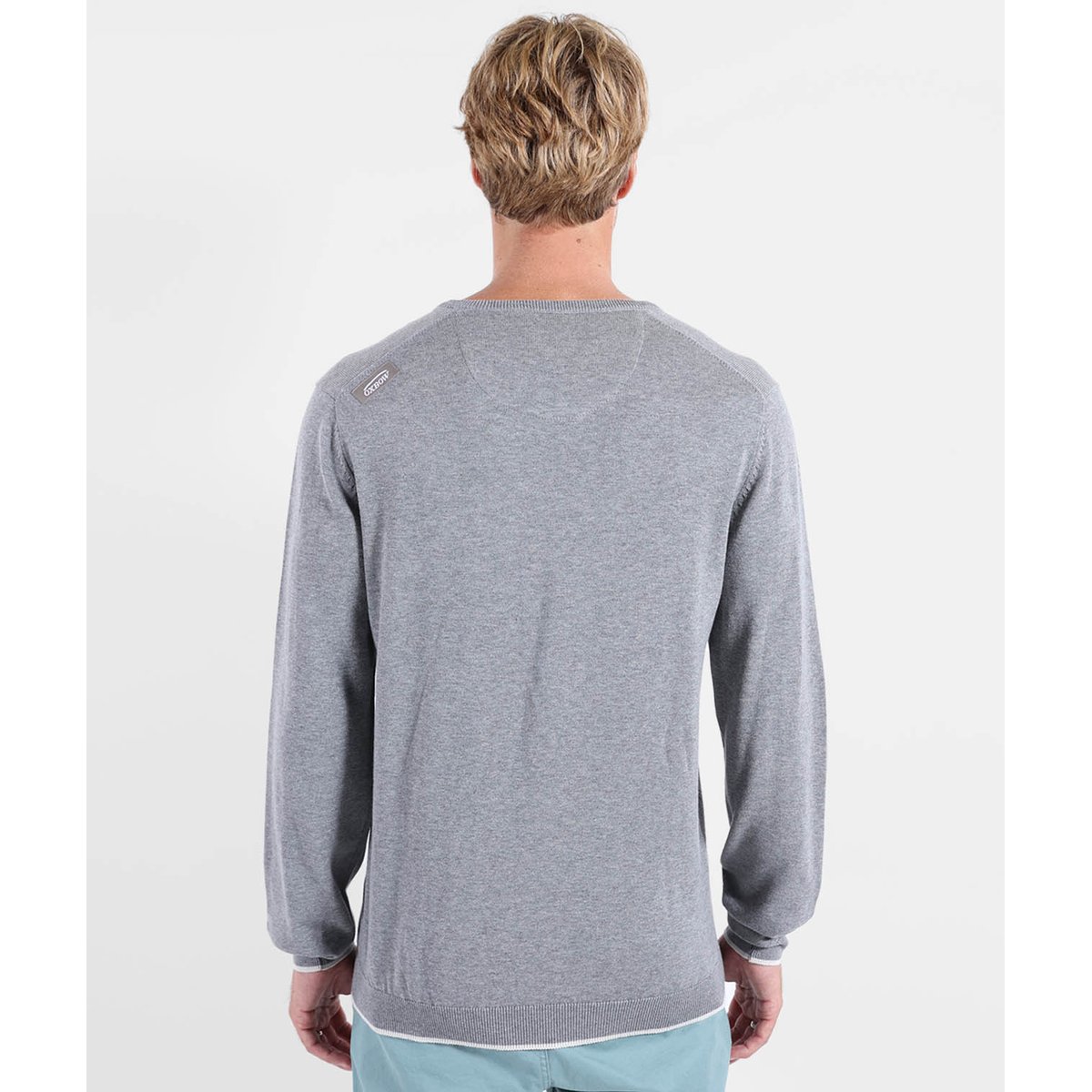 Pull PIVEGA grey heather, OXBOW