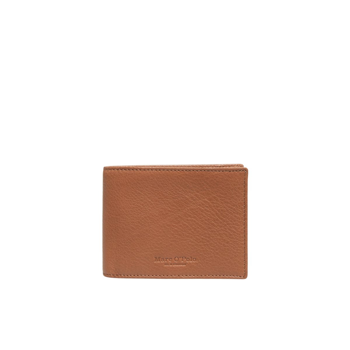 Portefeuille en cuir de qualité supérieure marron foncé, MARC O'POLO