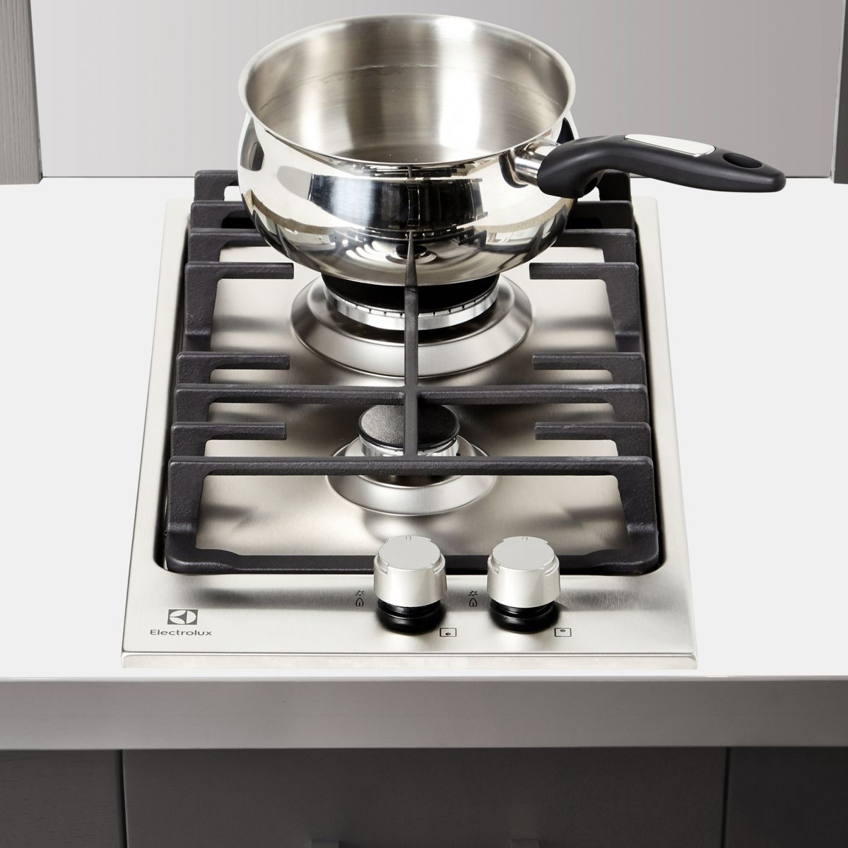 Plaque gaz EGG3322NVX -Domino 2 foyers 30cm Inox inox, ELECTROLUX