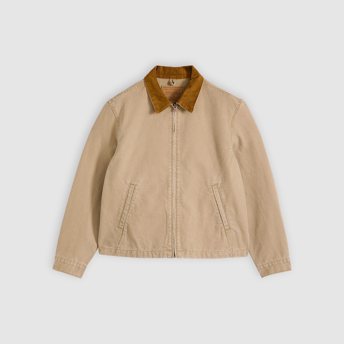 Veste zippée castro col contrasté tiger's eye, LEVI'S