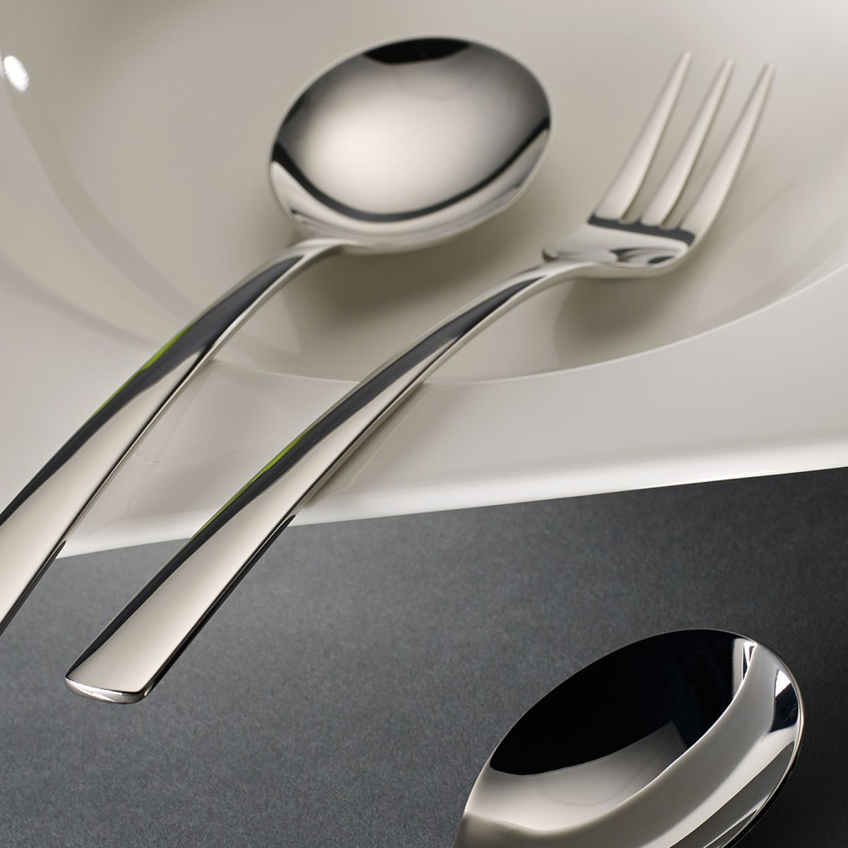 Co.à Spagh. 4 Pcs 2Cuillères&2Fourchette DAILY LINE argent/platine, VILLEROY & BOCH