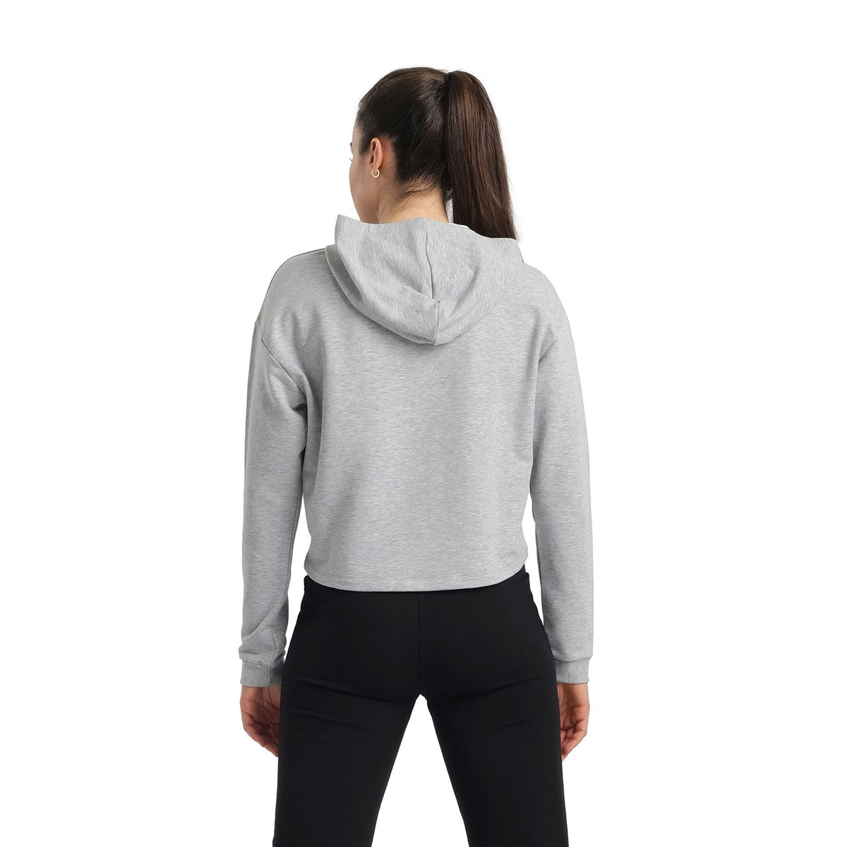 Sweat-shirt à capuche en polaire Fleece medium grey heather, ARENA